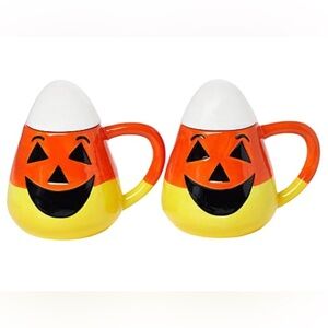 Candy Corn Mugs set of 2